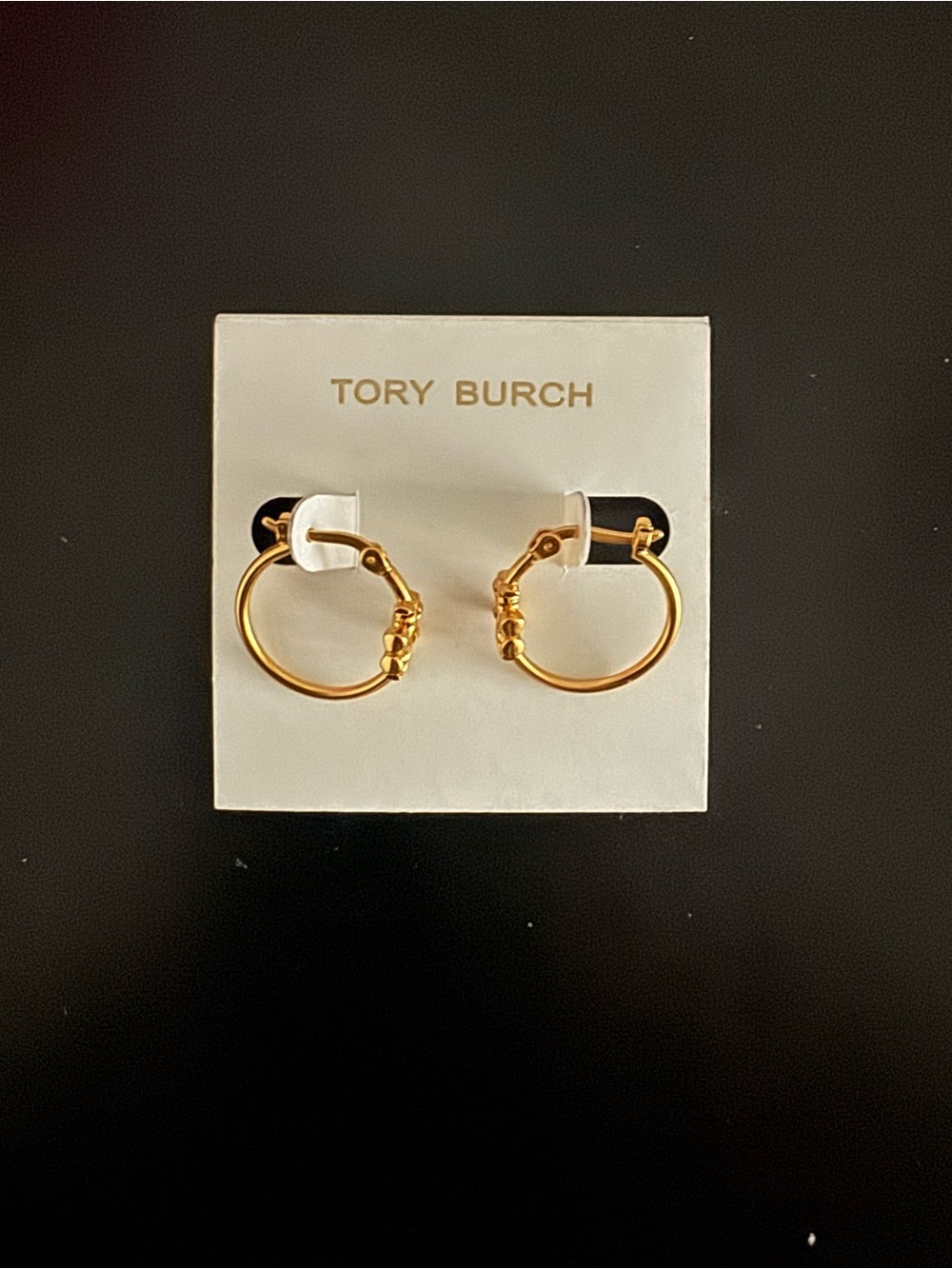 Tory Burch Gold Hoop Earrings